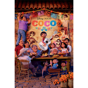 Plakát, Obraz - Coco - Family, (61 x 91,5 cm)