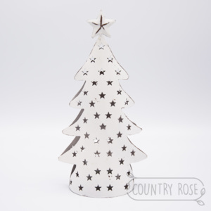 Vánoční stromeček, svícen na čajové a votivní svíčky (Dekorační stromeček na čajové a votivní svíčky. Vytvořte si doma neopakovatelnou vánoční atmosfé