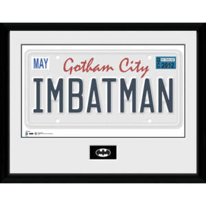 Obraz na zeď - Batman Comic - License Plate