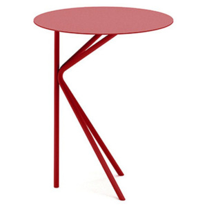 Červený příruční stolek MEME Design Twin