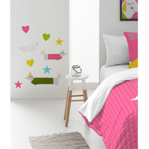 Nástěnná nalepovací dekorace Pooch You Are Pink, 30 x 42 cm