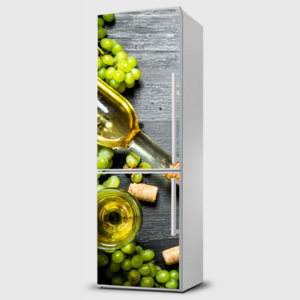 Fototapeta samolepící na lednice - Bílé víno