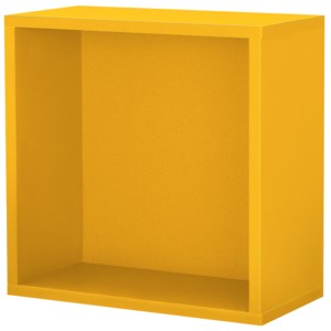 [en.casa]® Variabilní designový systém - skříňky / poličky - 30x30x15 cm - hořčicově žluté