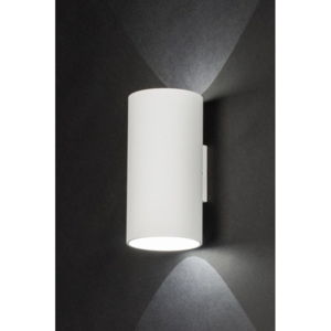 Nástěnné koupelnové designové bílé svítidlo Baurne White (Nordtech)