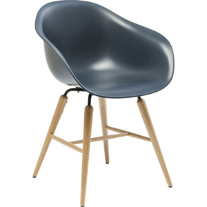 Sada 4 šedých jídelních židlí Kare Design Forum Object