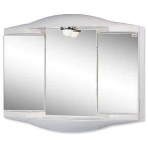Jokey Plastik CHICO GL Zrcadlová skříňka - bílá 288212020-0110