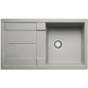 Kuchyňský granitový dřez Blanco METRA 5 S aluminium (Silgranit Blanco METRA 5 S aluminium)