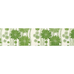 Bordura samolepící Gerbery zelené - šířka 5cm x délka 5m