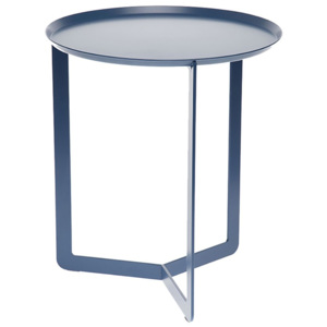 Modrý příruční stolek MEME Design Round, Ø 40 cm