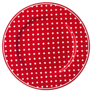 Green Gate - talíř Spot Red, 20 cm