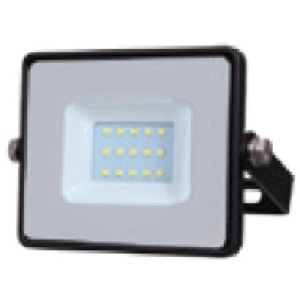 LED Solution Černý LED reflektor 10W Premium Barva světla: Teplá bílá