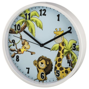 Dětské nástěnné hodiny Safari