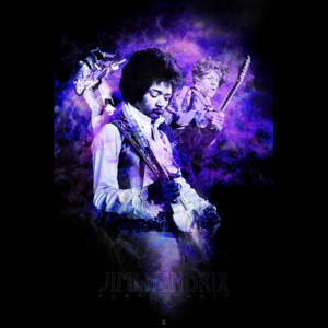 Plakát - Hendrix (Purple haze Smoke)