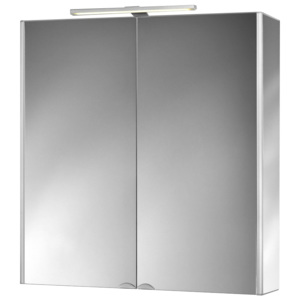 Jokey Plastik DEKOR ALU LED Zrcadlová skříňka - zrcadlově proužkovaná 124512020-0122
