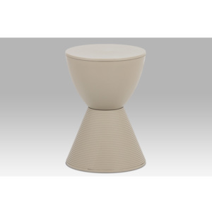 Artium Plastový taburet barvy latté - CT-750 LAT