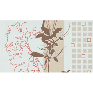 Vliesové tapety Erismann - moderní grafický květinový vzor Vertiko