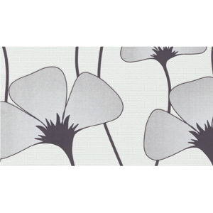 Vliesové tapety na zeď Urban Spirit - květy trojlístků šedé
