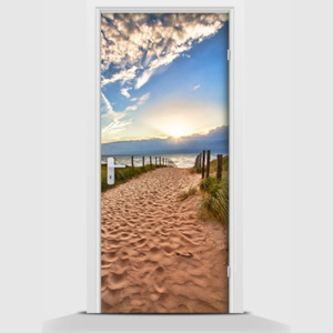 Samolepící fototapeta - Pláž u moře 95 x 210cm