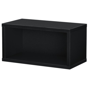 [en.casa]® Variabilní designový systém - skříňky / poličky - 30x15x15 cm - černé