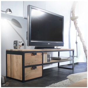 TV stolek z mangového dřeva Barva Mango natural ORI-TV-140