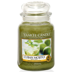 Yankee Candle - Cuban Mojito 623g (Osvěžující jako vysoká orosená sklenice oblíbeného koktejlu)