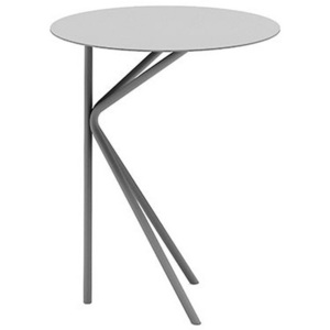 Šedý příruční stolek MEME Design Twin