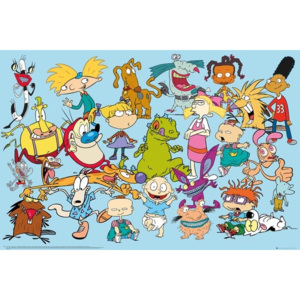 Plakát, Obraz - Nickelodeon - Characters, (91,5 x 61 cm)