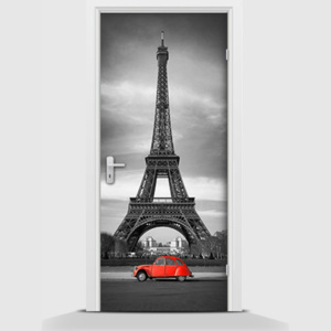 Samolepící fototapeta - Eiffelová věž 95 x 210cm