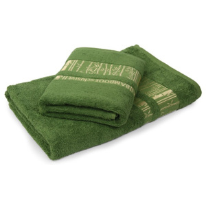 Bambusový ručník Jambi tmavě zelený tm.zelena