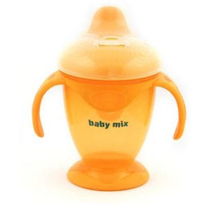 Dětský kouzelný hrneček Baby Mix 200 ml oranžový