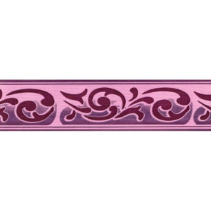 Bordura samolepící Ornamenty fialové - šířka 5cm x délka 5m