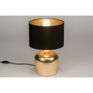 Stolní designová lampa Venetta Black and Gold (Kohlmann)