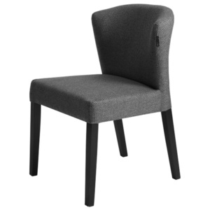 Tmavě šedá židle s černými nohami Custom Form Harvard
