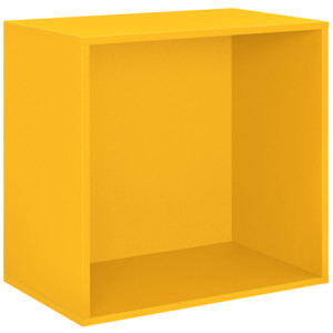 [en.casa]® Variabilní designový systém - skříňky / poličky - 45x45x30 cm - hořčicově žluté