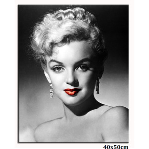 Obraz Marilyn Monroe - rudé rty pohled 48836717P