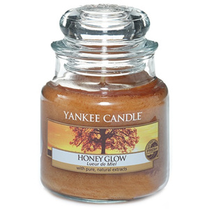 Yankee Candle - Honey Glow 104g (Jemná, fascinující a podmanivá vůně. Tento úchvatný parfém vytváří hřejivou a přívětivou náladu.)