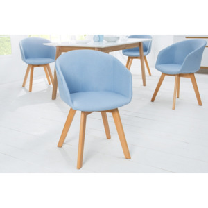 INV Jídelní židle Stocco područky, modrá