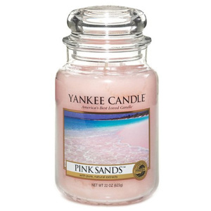 Yankee candle Vonná svíčka ve skle - růžové písky 169598, 623g