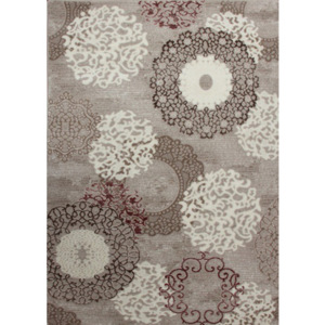 Luxusní koberec akryl Krajky krémovo hnědý, Velikosti 200x290cm