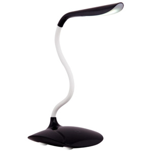 Ledspace LED stolní lampička s klipsnou černá, stmívatelná, 3W, 250lm Neutrální