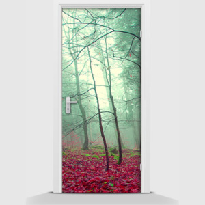 Samolepící fototapeta - Les podzimní 95 x 210cm