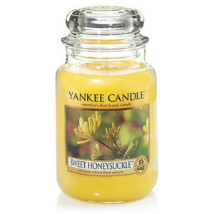 Yankee Candle – vonná svíčka Sweet Honeysuckle, velká 623 g