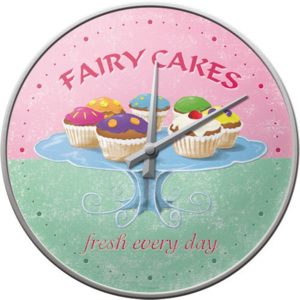 Nostalgic Art Nástěnné hodiny - Fairy Cakes