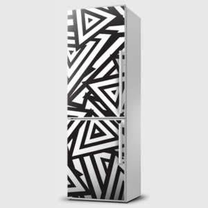 Fototapeta samolepící na lednice - Design bílo černý