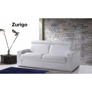 ZURIGO - 2-místná rozkládací pohovka, sedačka 182 cm s postelí 120x197x13 cm (Luxusní pohovka ZURIGO má moderní linie a výjimečný komfort. Opěradlo s 