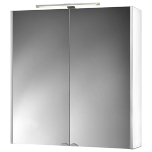 Jokey Plastik DEKOR ALU LED Zrcadlová skříňka - bílá 124512020-0110