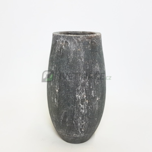 Keramická váza Earth šedá 17x33cm - Výprodej