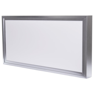 Ecolite Stříbrný přisazený LED panel s rámečkem 300 x 600mm 24W Barva světla: Denní bílá