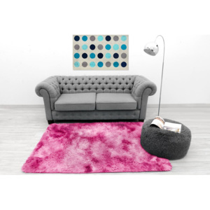 Kusový koberec Ombre tmavě růžový 200x300