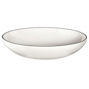 Porcelánový talíř na polévku, pastu Á Table Noire
